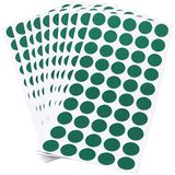 Adsamm® / 500 x zelfklevende viltdoppen/groen/ø 16 mm/rond / 1,5 mm dunne zelfklevende meubelglijders van vilt