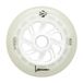 LUMINOUS Roue Inline 125mm 85A Blanc Phosphorescent (LED Vert) [x3]