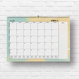 HappyMots Bureaukalender voor maand 2023, 32 x 47 cm, 16 maanden - september 2022 tot december 2023, ruimte om te schrijven en te noteren, comfortabel, praktisch en motiverend, wandkalender