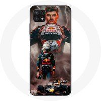 Maniacase Samsung Galaxy A22 5G Formule 1 Max Verstappen F1 Helm