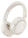 Merkloos Koptelefoon draadloos Over-ear - Hybride ruisonderdrukking - Bluetooth 5.4 - 45 uur speeltijd - Ivoor