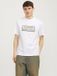 JACK&JONES JORFREDERIKSBERG BOX TEE SS C.N SN T-shirt Hommes M Coton Bright White
