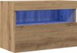 vidaXL TV-wandkast 60 x 30 x 40 cm Artisanaal Eikenkleurig