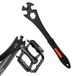 Clé à pédales de vélo 3-en-1 - Multifonctionnelle - Noir