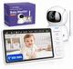 Babyfoon Vidéobabyphone avec caméra - Écran 5 pouces - 720p - Sans wifi