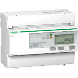 Schneider Electric Acti9 IEM - 125A 3-Phase Compteur d'énergie avec sortie impulsionnelle et certification MID - A9MEM310