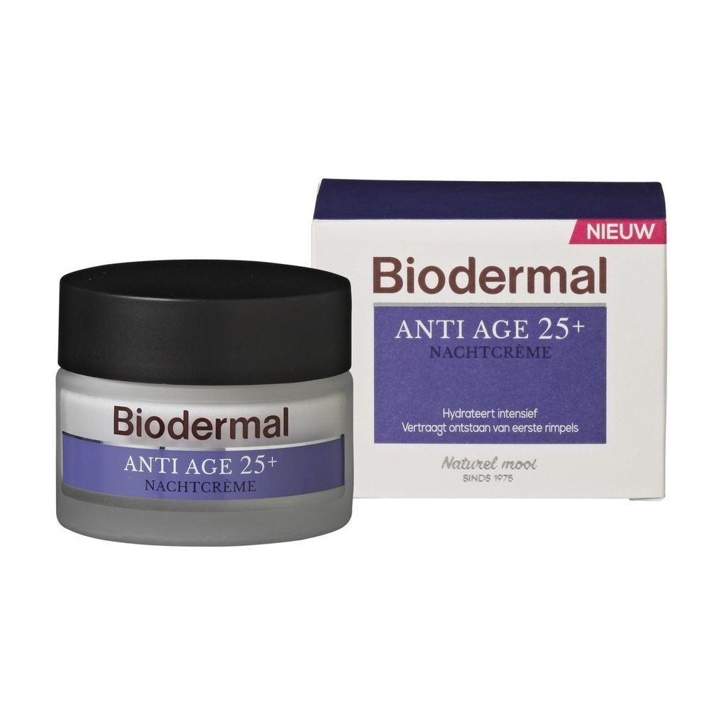 Biodermal Anti Age 30+ - Nachtcrème tegen huidveroudering - Deze nachtcreme helpt de vorming van eerste rimpels te vertragen - 50 ml