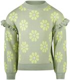 Koko Noko Meisjes Trui - Faded green