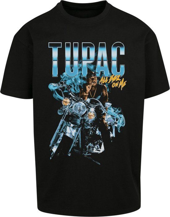 Mister Tee Tupac All Eyez On Me Anniversary Oversize T-shirt - Zwart - XS