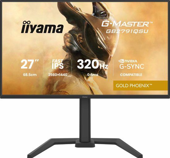iiyama G-MASTER GB2791QSU-B1 27-inch Gold Phoenix Gaming Monitor