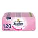 Scottex Het originele toiletpapier, zacht en absorberend, voorraadverpakking, gemaakt in Italië, 120 rollen