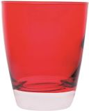 Excelsa Set van 6 Happy Color Glazen - Rood Glas - 30 cl