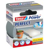 tesa extra Power Perfect Weefseltape - Grijs - 2,75 m x 38 mm