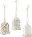 Merkloos / Sans marque Villeroy & Boch Winter Collage Accessoires Kerstklokje Van Glas 3 Stuks