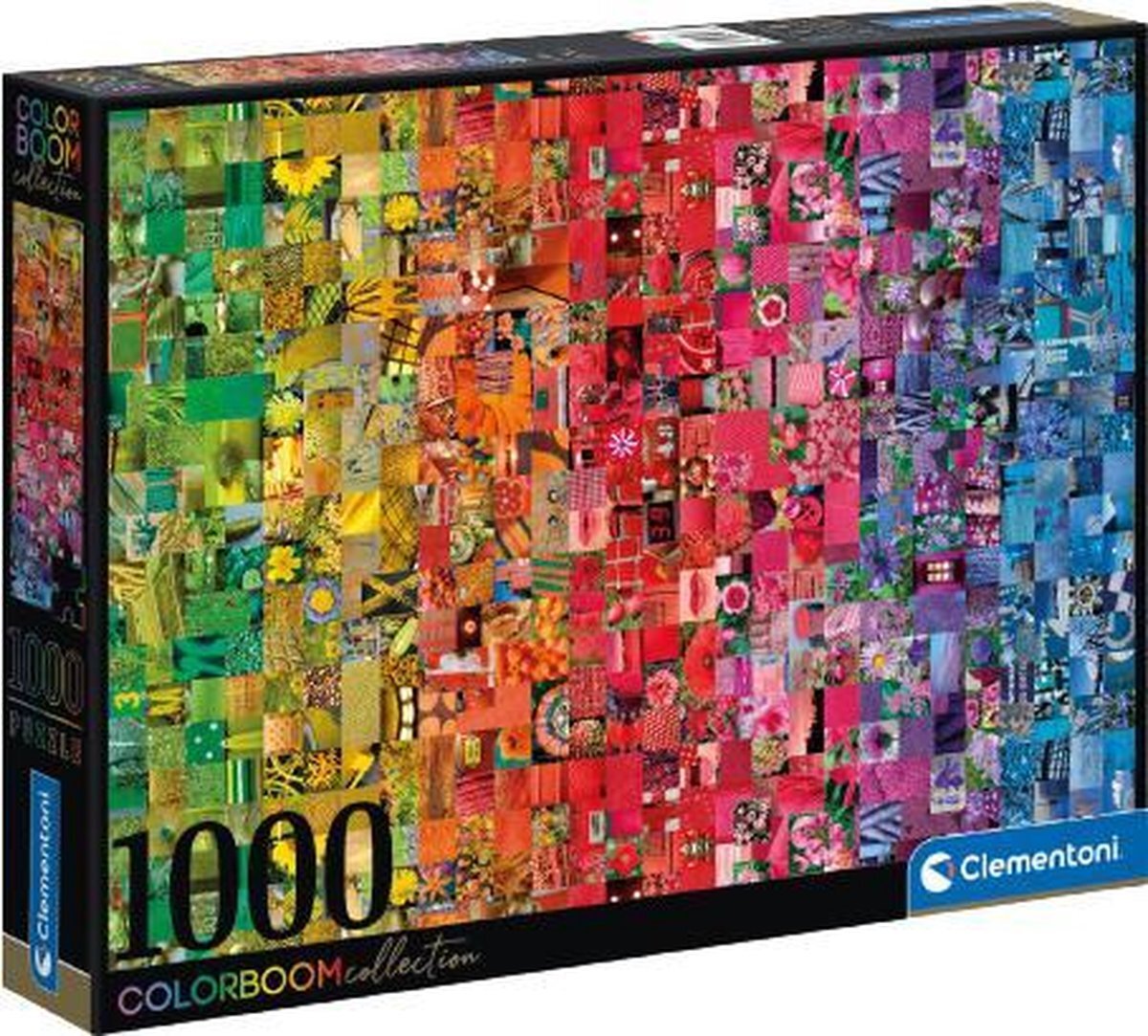 Clementoni Legpuzzel Collage Colorboom Karton 1000 Stukjes