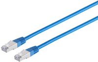 S-Impuls Patchkabel cat 6 S/FTP PIMF Halogenfrei blau 30m