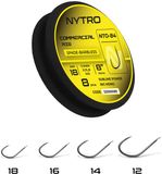 Nytro Ready Tied Rigs Commercial Rig Spade-Barbless 20cm (8 pcs) - Haak 14 - 0.11mm