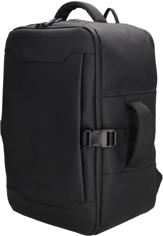 Beagles Shikoku Rugzak - Cabin Size Underseater - Handbagage - 40x25x20 cm - Geschikt voor Transavia KLM etc, - Zwart