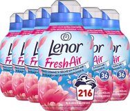 Lenor Fresh Air Wasverzachter Bloesem - Voordeelverpakking - 6 x 36 Wasbeurten