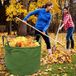 Ibenzoa® Robuuste Tuinafvalzakken van 125 Liter met Versterkte Handgrepen van Canvas
