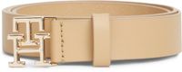 Tommy Hilfiger Riem Leer Unisex Beige