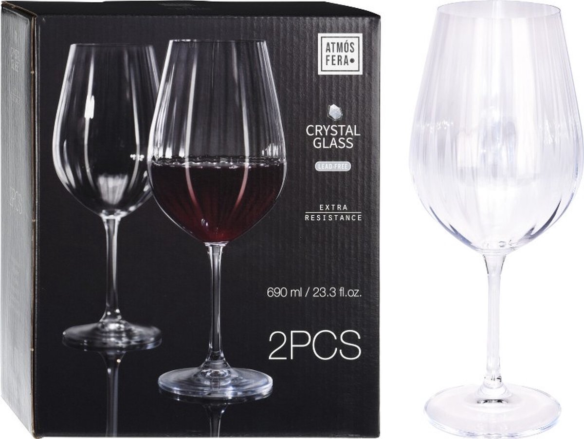 Atmos Fera Wijnglas Kristal 2 stuks / 690ml