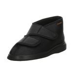 Fischer 13995 222 Zwarte Stretch Pantoffels - Uniseks - Klittenbandsluiting - Uitneembaar Voetbed
