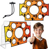 Neo-Sport Doelnet voor schietoefeningen voor voetbaldoel 215 x 150 cm