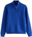 Next - Heren - Trui met kwartrits - Blauw