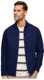 Superdry The Merchant Store Heren Overshirt van linnenmix Lange mouwen shirts M