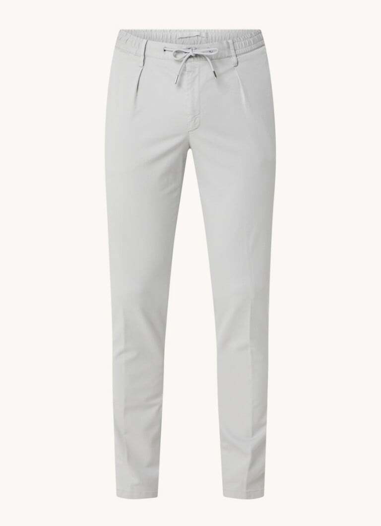 Profuomo Profuomo Skinny fit chino in lyocellblend met steekzakken