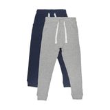 Minymo Kinderjoggingbroek Basic 36 Sweat Pant (2-pack) Donkerblauw