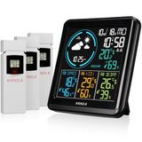 Kienzle Weerstation - Thermo-, Hygrometer - 3 Sensoren - Zwart