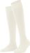 FALKE ClimaWool lang eenkleurig wol lyocell kniekousen dames wit - maat 41-42