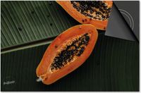 Dietrix Inductie Beschermer - 65x52cm - Groente en Fruit - Papaja