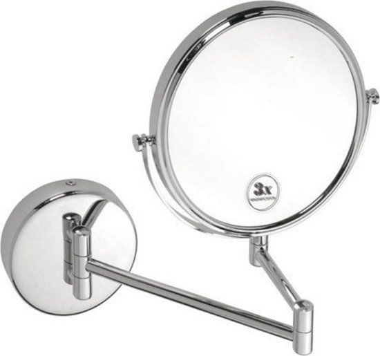 Sapho X-Round Make-up Spiegel - Chroom - Rond - 20 cm