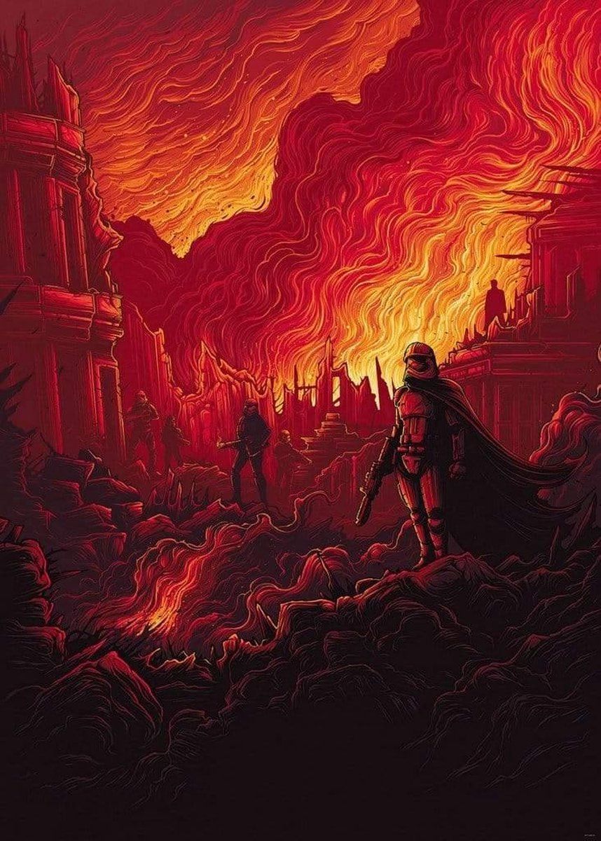 KOMAR Star Wars First Order Purge Vlies Fotobehang 200x280cm 4-banen