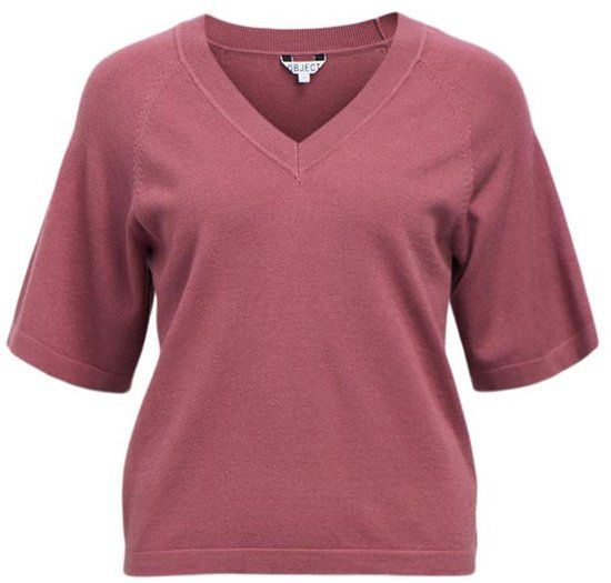 Object Gebreide top OBJTHESS Rose Brown