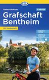 Radwanderkarte KOMPASS Freytag & Berndt Radwanderkarte BVA Radwandern in der Grafschaft Bentheim 1:50.000