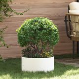 vidaXL Plantenring Wit 5 stuks 40 x 40 x 20 cm