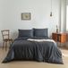 Boomba Bamboo Dekbedovertrek Space Blue bleu foncé 240x220 cm