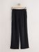 Next Dames Broek met wijde pijpen en borduursel zijkant - Zwart