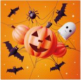 PAW Lunch servetten Funny halloween - 33x33 cm