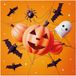PAW Lunch servetten Funny halloween - 33x33 cm