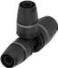 Tece TECElogo-Push T-stuk verlopend, PPSU, afmeting 25 x 16 x 25