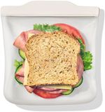 OXO Herbruikbare sandwichzak 830 ml Transparant/Wit Siliconen