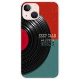 Apple iPhone 13 Mini Keep calm bedrukt siliconen hoesje