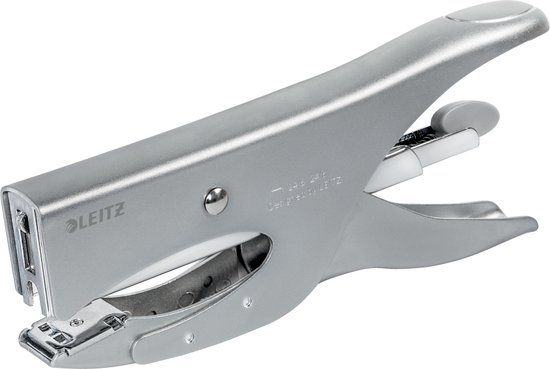 Leitz Mod. 5549 Zilver Niettang - 40 Vel - Achterlaadmodel