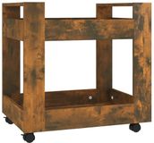 vidaXL Bureaukastje 60x45x60 cm bewerkt hout gerookt eikenkleurig