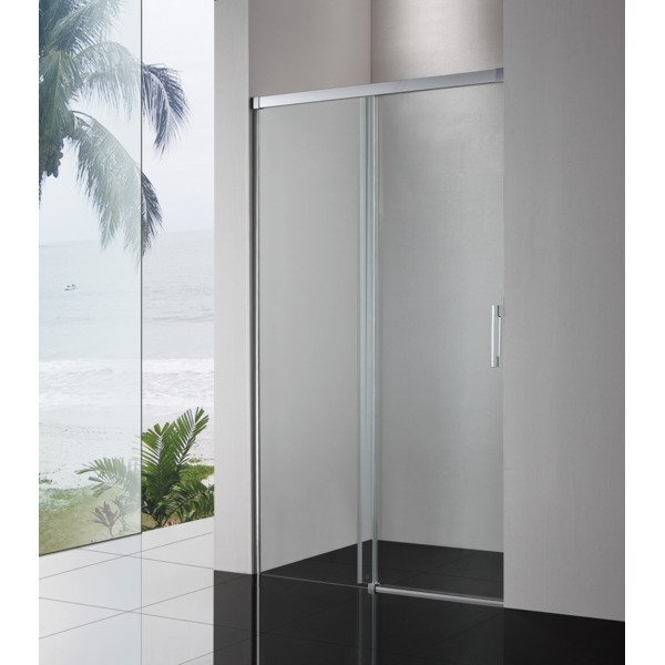 Royal Plaza Sway softclose schuifdeur 160x200cm zilver glans-helder clean 49254